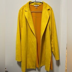 Peter Nygard Yellow Trench Coat